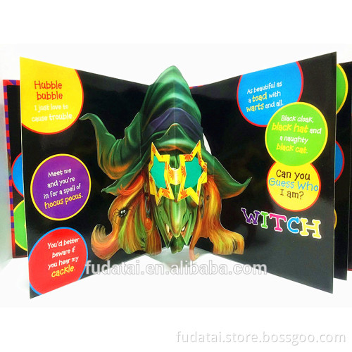 FDT customizes professional kids 3D pop-up book printing